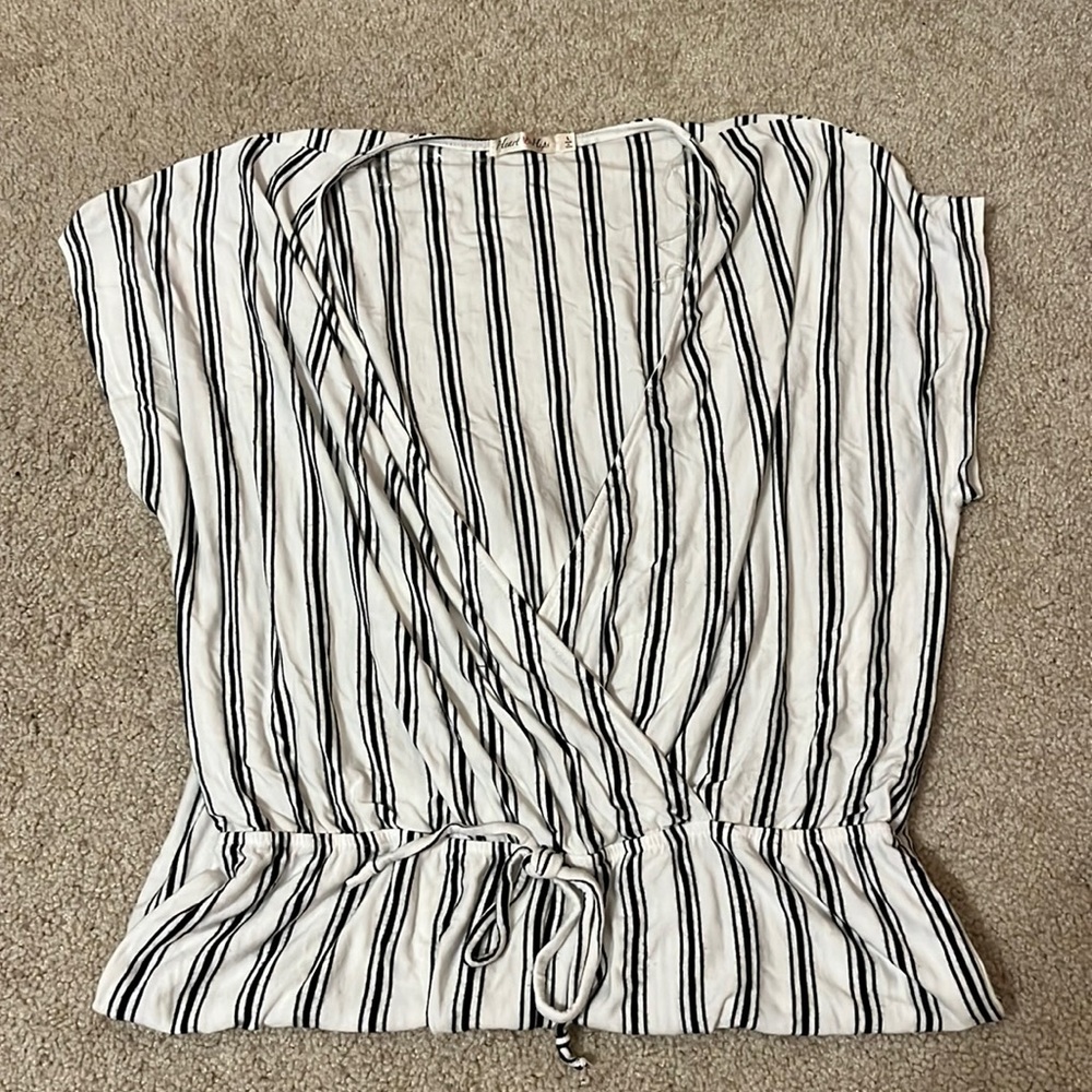 Black and white Romper